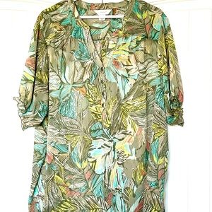 CJ Banks short sleeve breezy top 3x